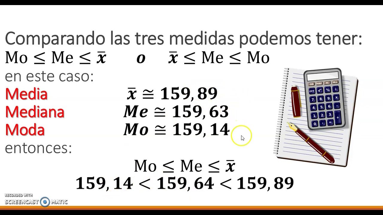 Media Mediana Y Moda Para Datos Agrupados Puntualmente Con Mobile