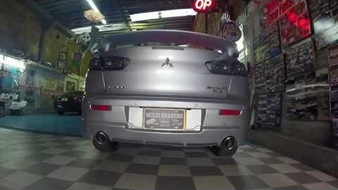 Mitsubishi Lancer - Cat-Back + Muffler and Tips Borla