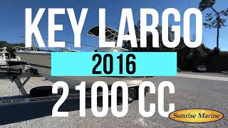 2016 Key Largo 2100 | SUNRISE MARINE