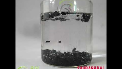 Quality test of activated carbon