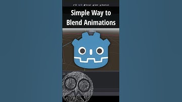 Simple Way to Blend Animations in Godot #godot #gamedev #indiedev