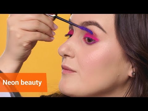Neon makeup tutorial // summer look