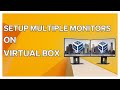 How to setup multiple monitors on virtual box