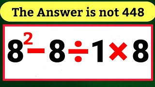 This Viral MATH problem divided The internet ! Simplify PEMDAS /BOMDAS Rules 