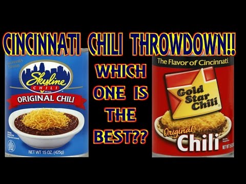 Cincinnati Chili Throw-down!! | Skyline vs. Gold Star Chili | WHAT ARE WE EATING?? | The Wolfe Pit