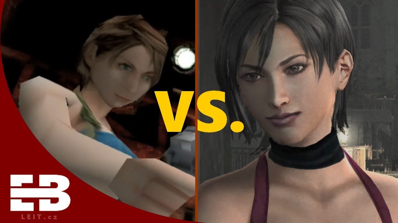 jill valentine and ada wong (resident evil and 2 more) drawn by xiaji