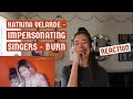 Katrina Velarde - Impersonating Singers (Burn) (Reaction)