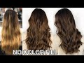 GOING BROWN WITHOUT COLOR FILL | Going from Blonde to Brown Without Color Fill | Maxine Glynn