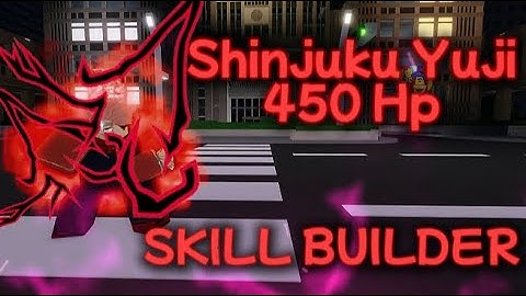SHINJUKU YUJI (REWORK)  SKILL BUILDER MOVESET | SHOWCASE | Base + Awakening | JUJUTSU SHENANIGANS