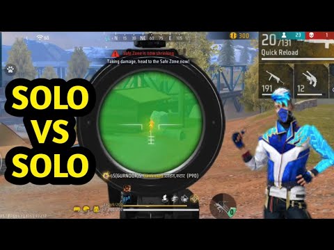 SOLO VS SOLO IN BR RANK IN FREE FIRE | Alok Tiger Gaming - YouTube