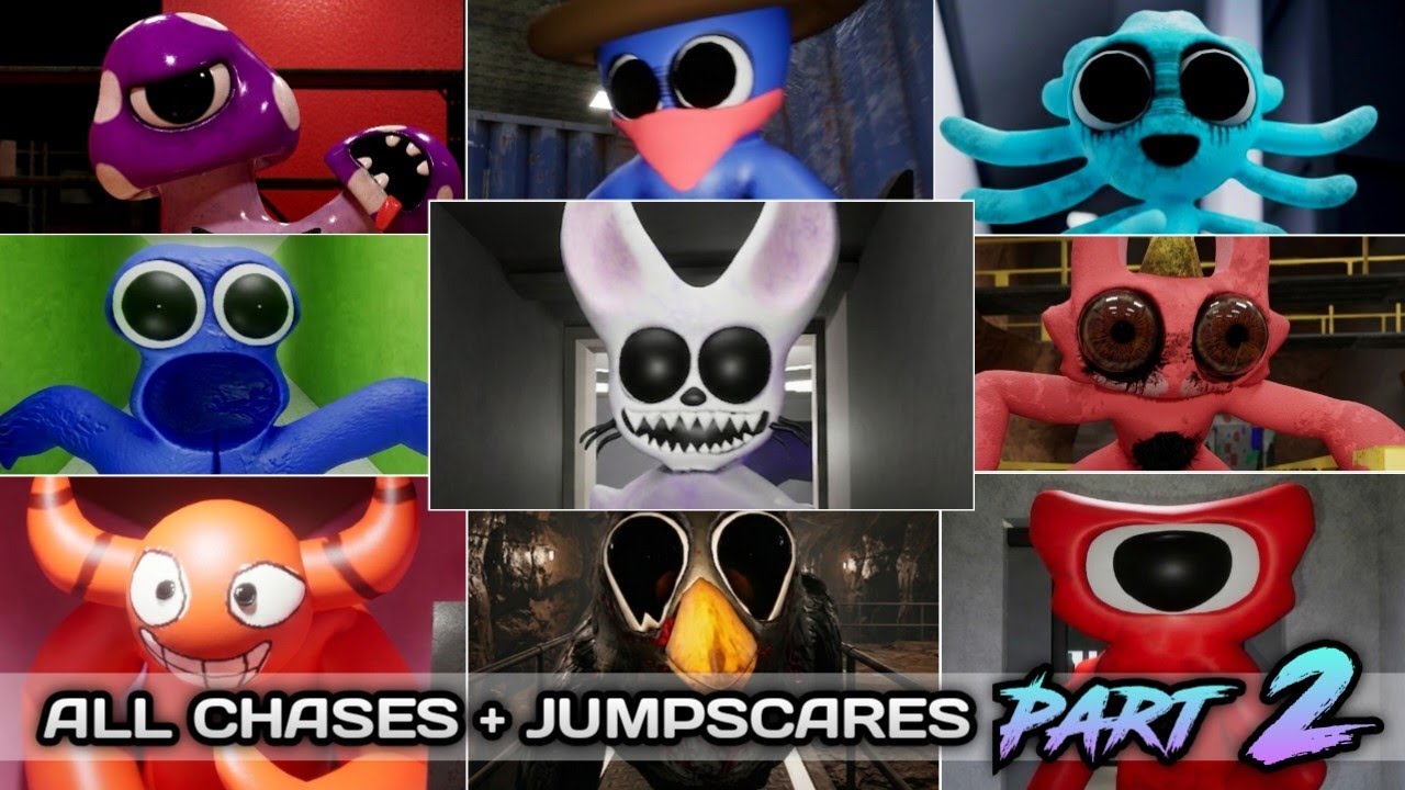 BANBAN FANGAMES (2026) ALL CHASES AND JUMPSCARES | PART 2 - YouTube