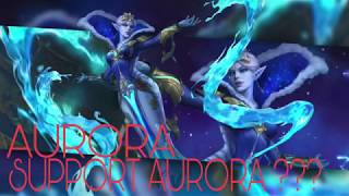 Aurora Freeze~~~ Stun ~~~ Supporting Hero With No Mercy