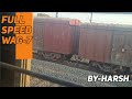 Full speed wag7 freight train