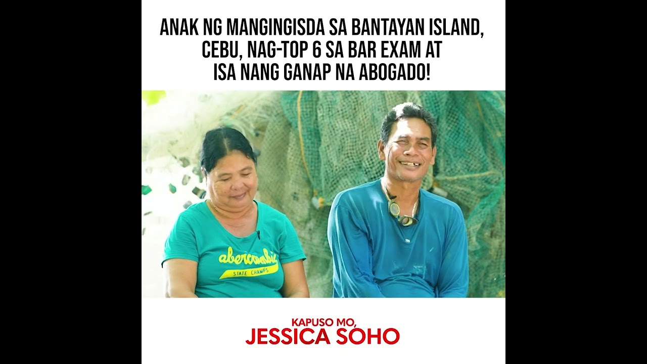 Anak ng mangingisda, nag-top 6 sa bar exam at isa nang ganap na abogado | Kapuso Mo, Jessica Soho