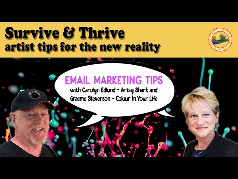 Covid-19 for Artists - Email Marketing Tips 2020 with Carolyn Edlund | Colour In Your Life