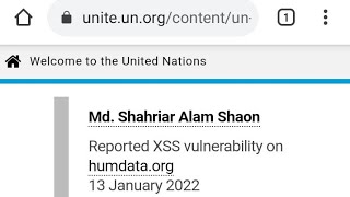 United Nations Cross Site Scripting (XSS) POC | 0xshahriar screenshot 3