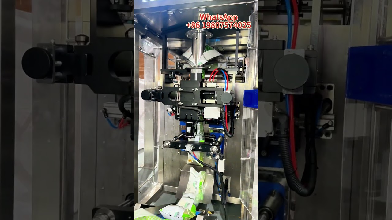 Samfull 100g 200g puffed food multi head weigher vffs vertical filling machine