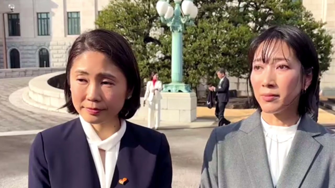 2026年2月18日　くどう聖子　中谷めぐ　衆議院初登院