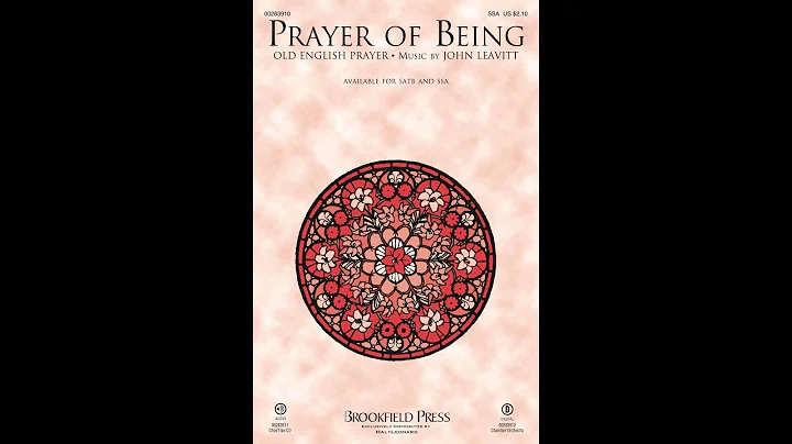 PRAYER OF BEING (SSA Choir) - Old English Prayer/J...