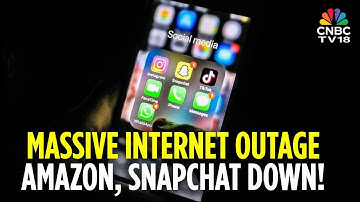 Amazon ligt plat | Grote AWS-storing legt internet plat | N18G | CNBC TV18