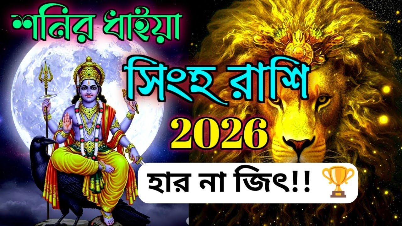 শনি সিংহ রাশির উপর চরম দৃষ্টি ঢাইয়া প্রভাব ! সিংহের হার 😭 না জিৎ 👍