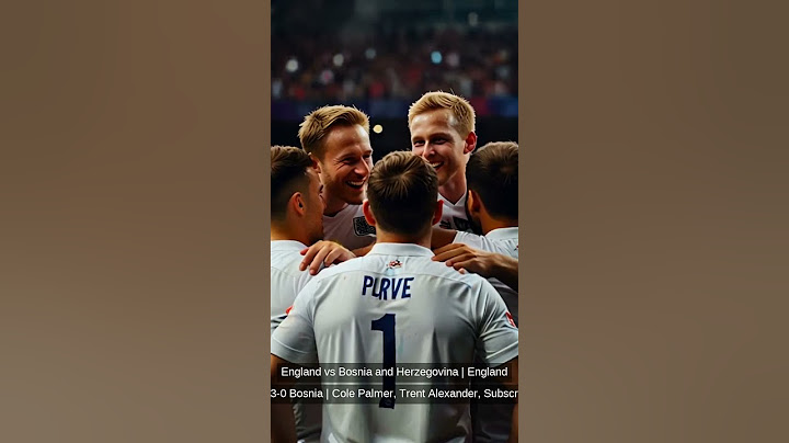 England vs Bosnia and Herzegovina | England 3-0 Bosnia | Cole Palmer, Trent Alexander