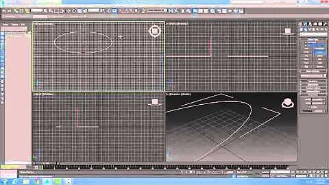 3ds Max  05-09 Creating a Elliptical Spline