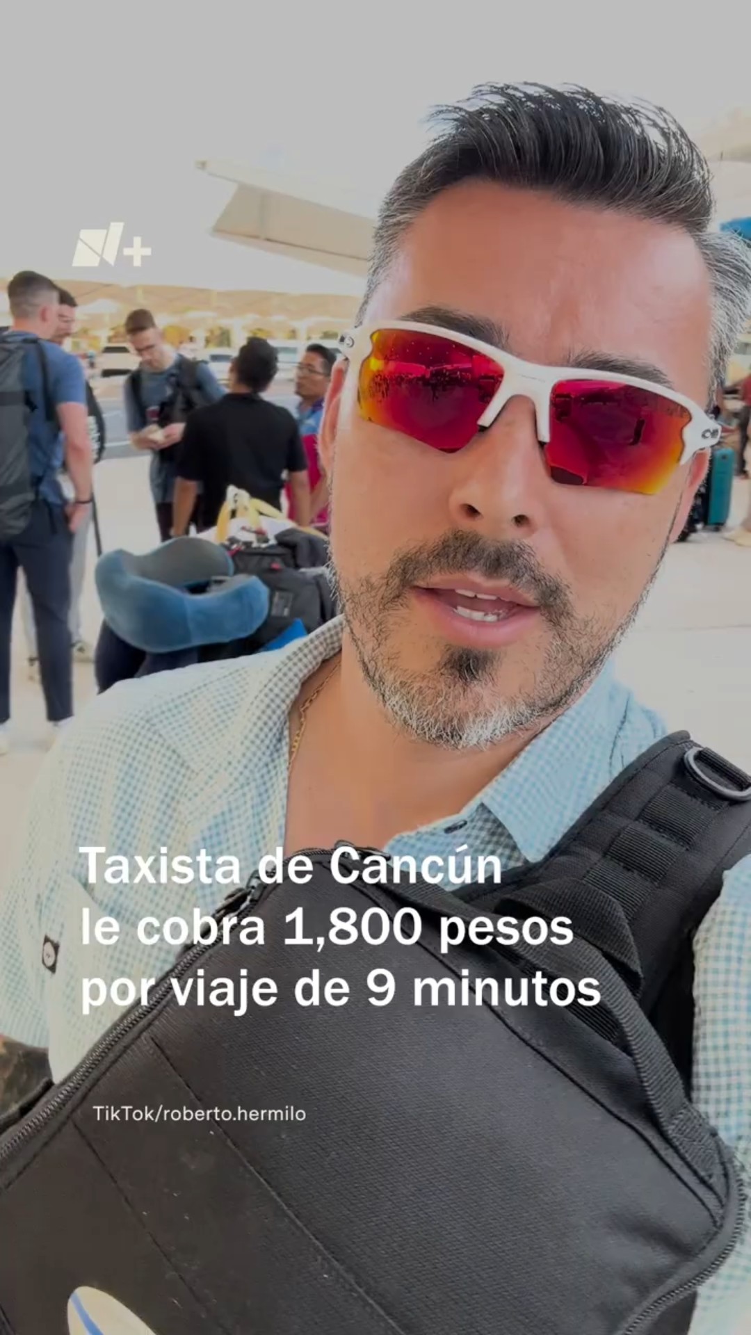 Taxista de Cancún le cobra 1,800 por viaje de 9 minutos #nmas #shorts #cancun
