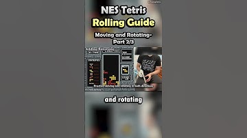 Moving and rotating your Tetris pieces at the same time! #tetris #rolling #gaming #retrogaming