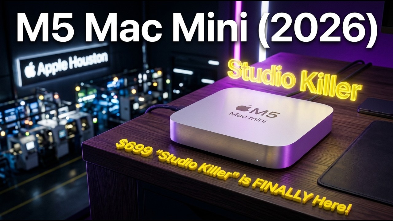 M5 Mac Mini (2026) - Why You Should STOP Buying the Mac Studio