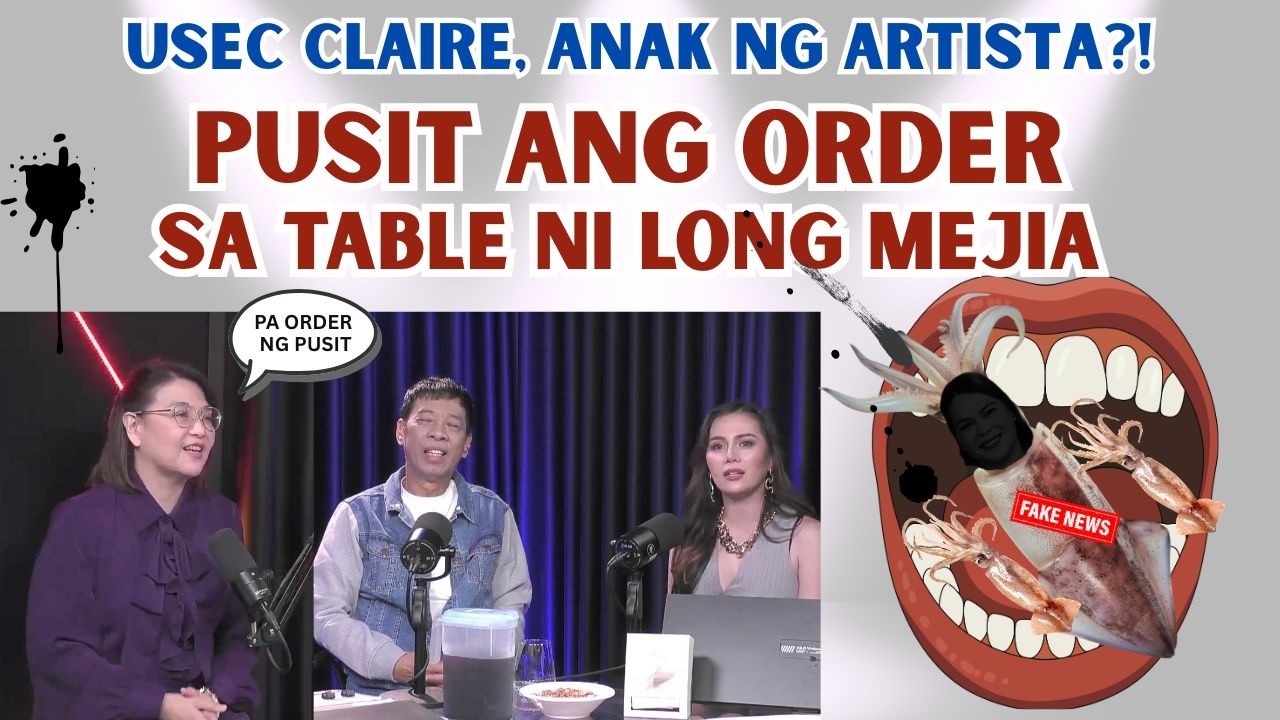 USEC CLAIRE UMORDER NG PUSIT SA TABLE NI LONG MEJIA |ANAK BA SIYA NG ARTISTA?