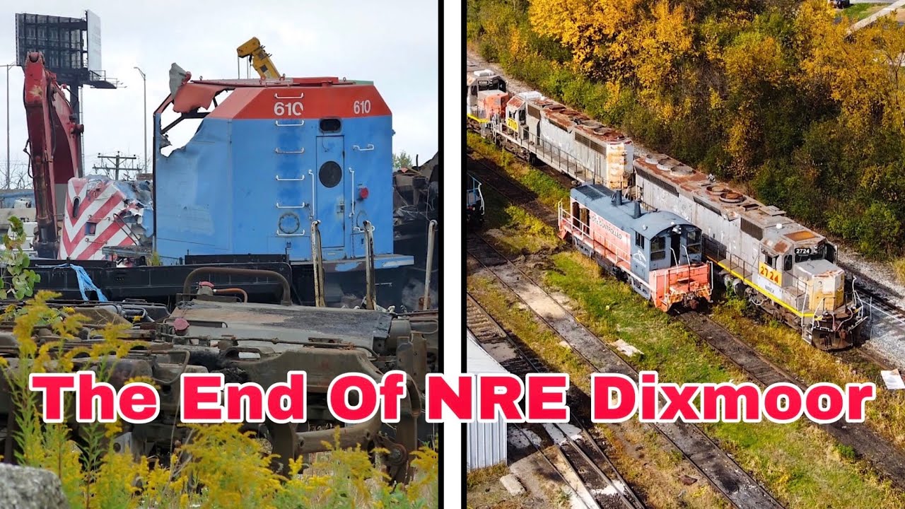 Historic Train Engines Scrapped! The End of NRE Dixmoor