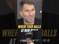 Eddie Hearn ERUPTS on Dana White for ducking the fight!