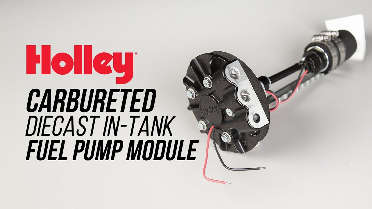 Holley Carbureted Diecast In Tank Fuel Pump Modules