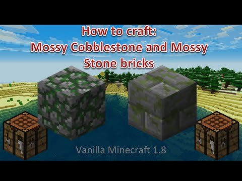 how-to-craft:-mossy-cobbstone-&-stonebricks---vanilla-minecraft-1.8