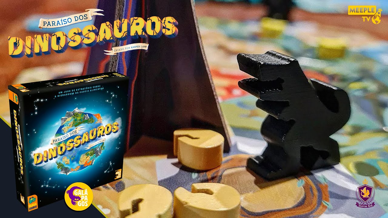 Place Games Paraíso dos Dinossauros Jogo de Tabuleiro Galapagos PDD001