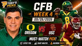 Oregon vs USC Pick 9/26/26 College Football Week 4 Pick Prediction