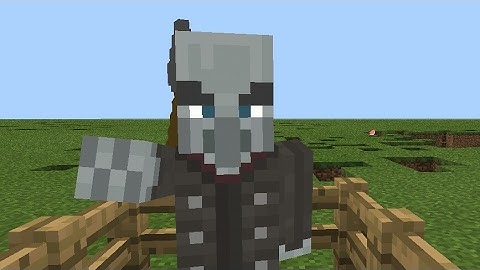 Make a Vindicator kill every mob - mc pe/pc