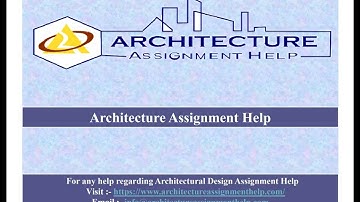 Architecture Assignment Help