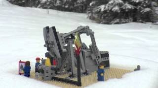 Gits for the oil and gas Industry. A working Pump Jack Kit made of Lego parts
