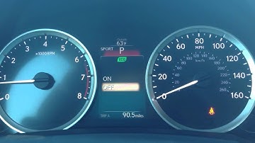 2014 Lexus IS Multi-Information Display