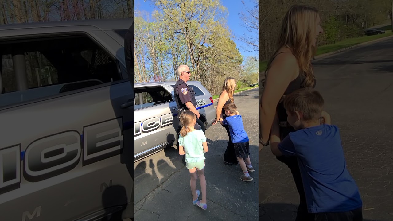 kids got to arrest mommy :)