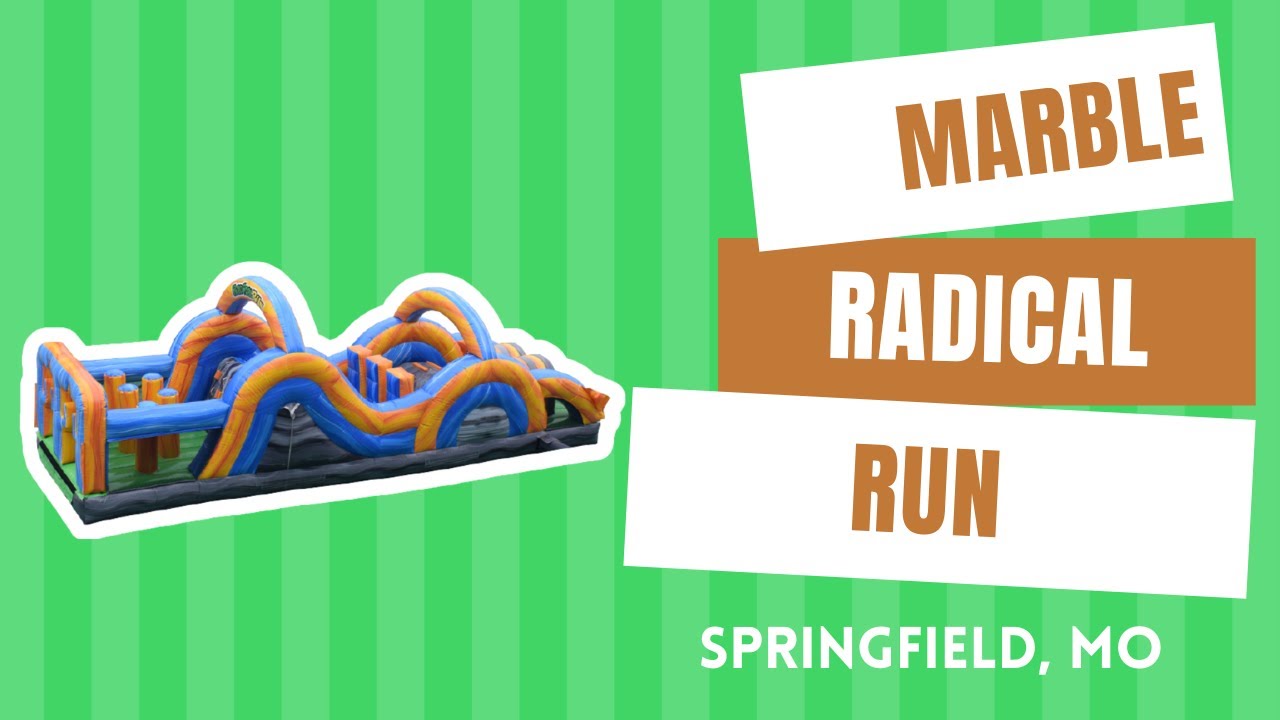 Marble Radical Run Rental Springfield MO Jumping Jacks Events YouTube