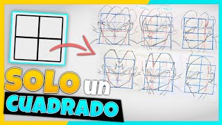 Cómo Dibujar Caras Estilo Dragon Ball 8 Pasos Secretos Goku Y Vegeta Diferentes Ángulos