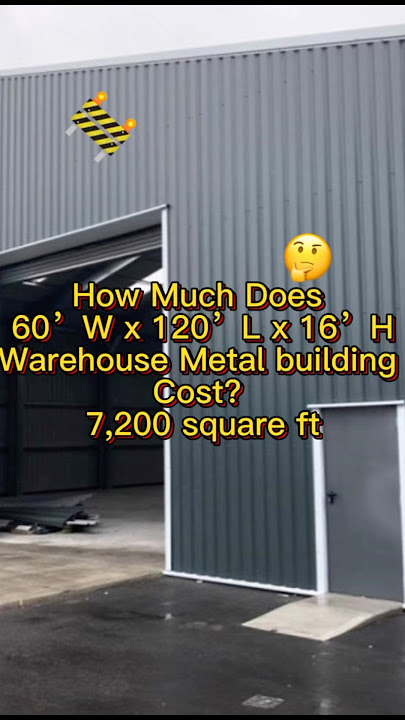 7,200square feet warehouse price? #construction #steelbuildings #factory #metalbuildings #warehouse
