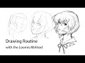 Try to Draw Rei Ayanami with the Loomis Method | Anime Head Practice | Drawing Routine | 漫畫人物練習