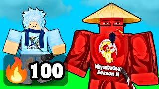 I Got 100 WIN STREAK with @Jcninja | Ep.11 (Roblox Bedwars)