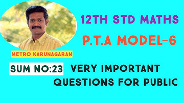 12th Std Maths PTA Model-6(23) Find centre and radius of the circle 2x^2+2y^2-6x+4y+2=0