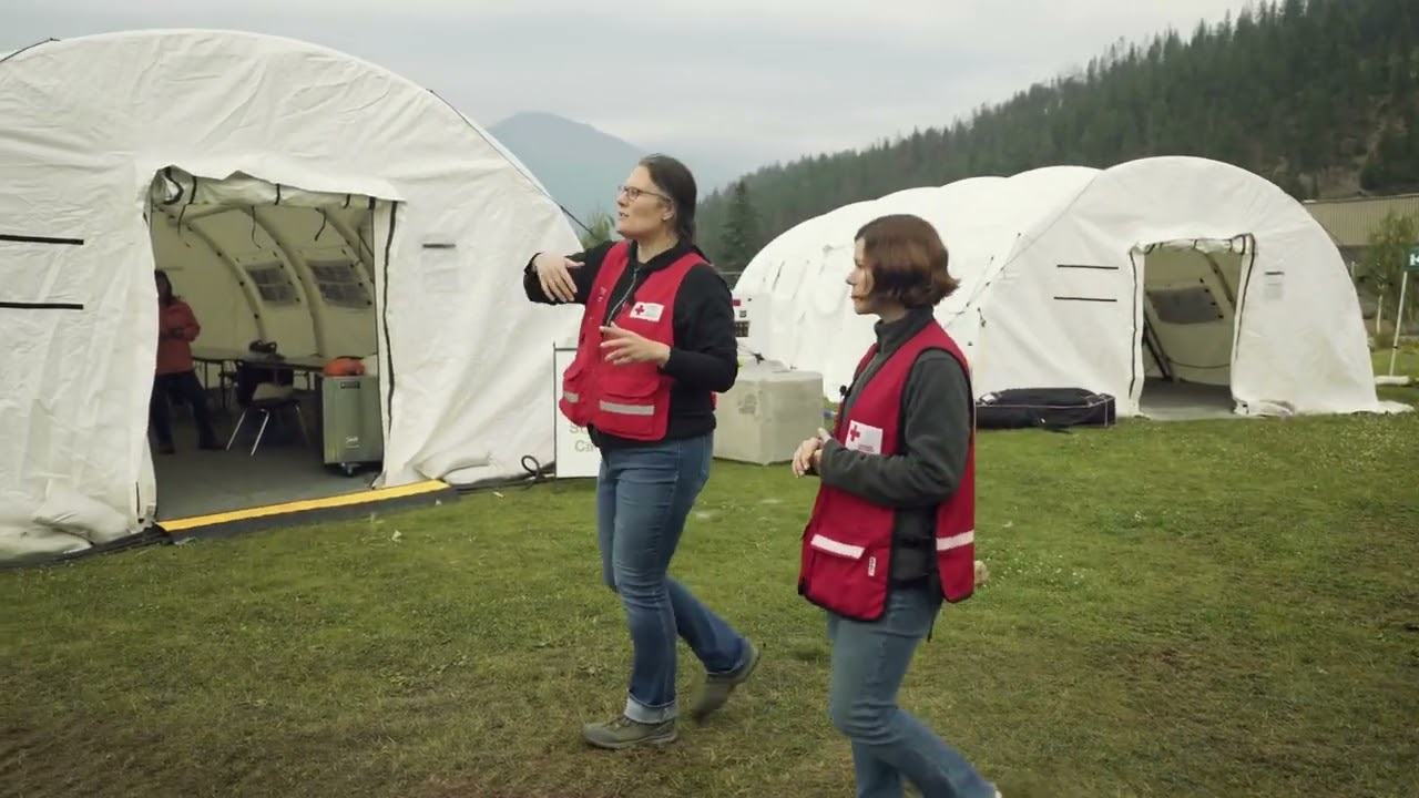 Walk through the Jasper Re-entry Support Centre with the Canadian Red Cross