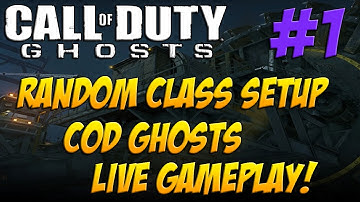 Random Class Setup #1 (CoD Ghosts Live Gameplay)!
